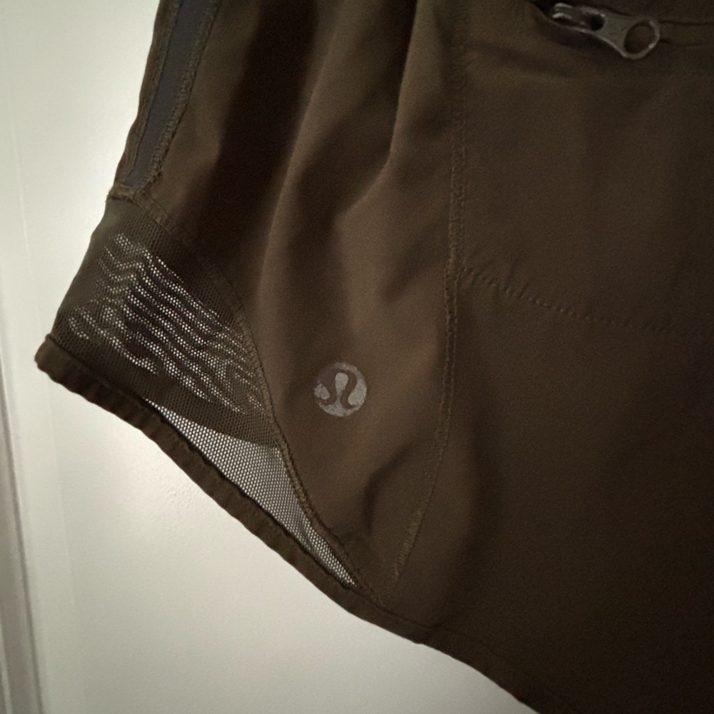 lululemon athletica women’s Dark Olive Athletic Shorts